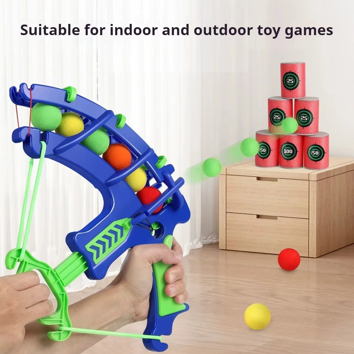 Party Games Kids Outdoor - Sport Slingshot Target Bubble Gun Zachte