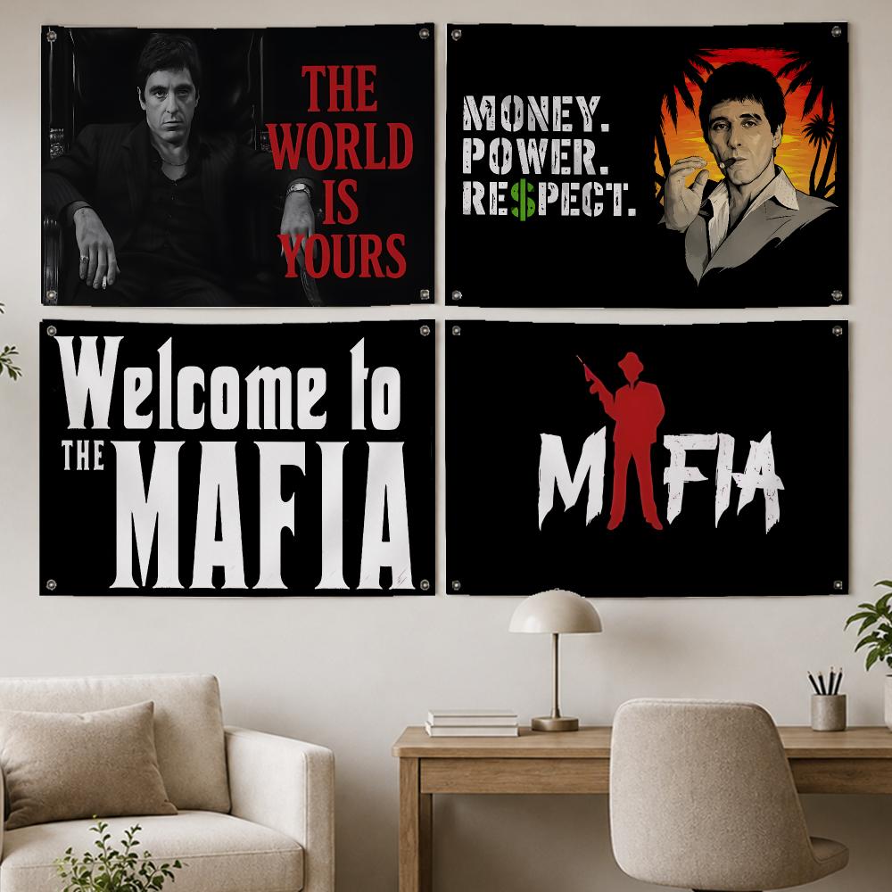 Party Games Mafia - Klassiek spel Mafia Vlaggen Kamer Home