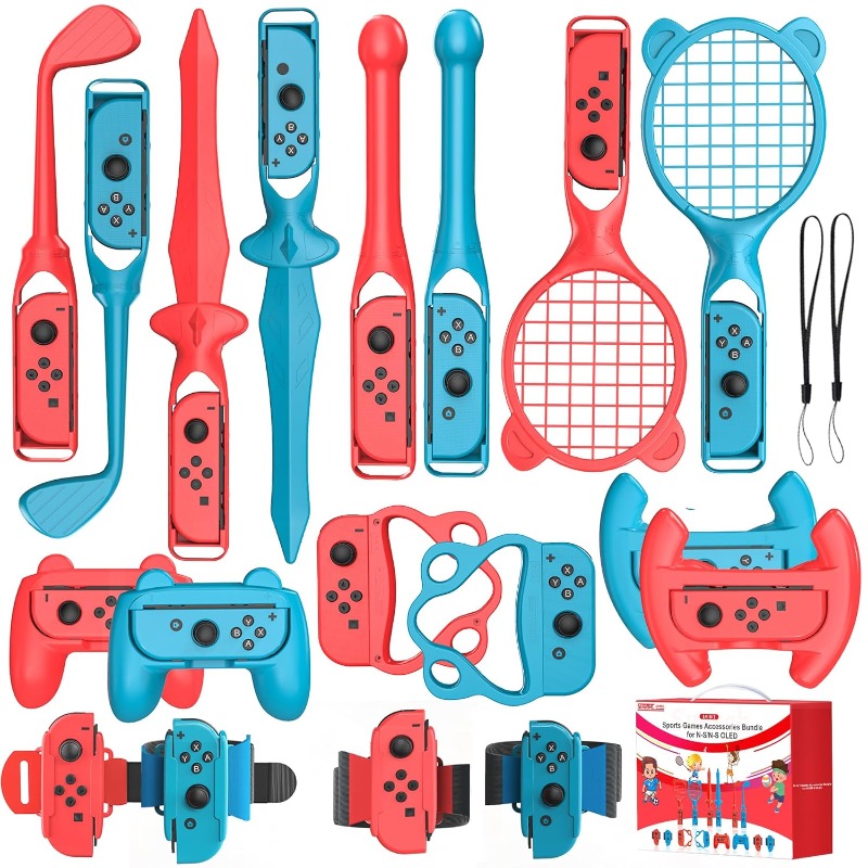 Party Games Switch 2 - Voor Switch 2 Sportaccessoires Bundel 18-in-1