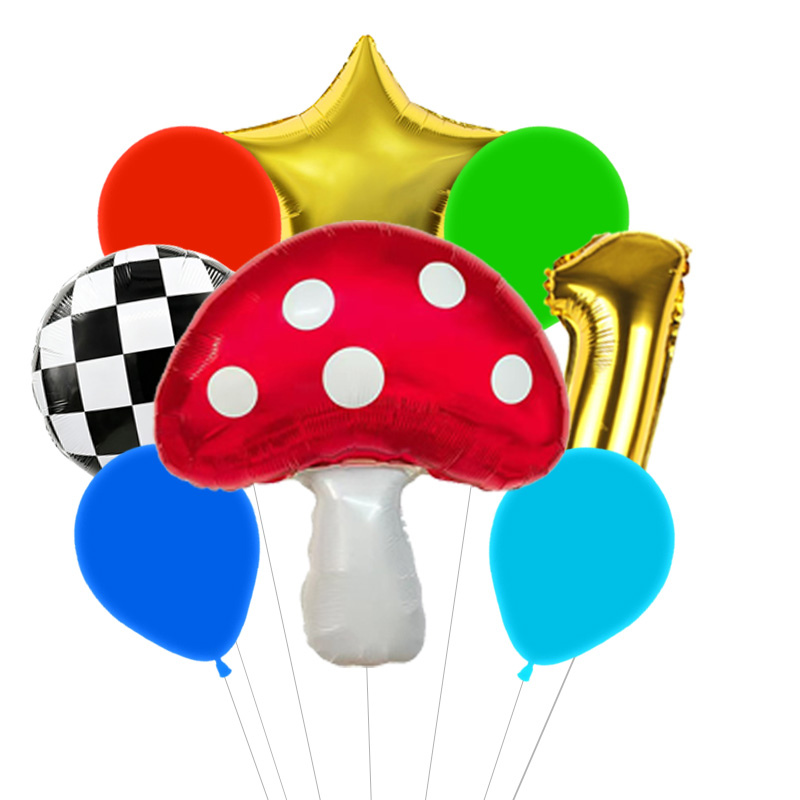 Cartoon Paddenstoel Folieballo - Party Games Mario recensie en prijs