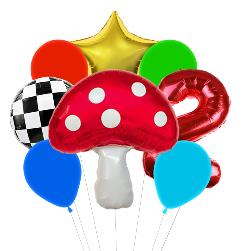 Cartoon Paddenstoel Folieballo - Party Games Mario recensie en prijs