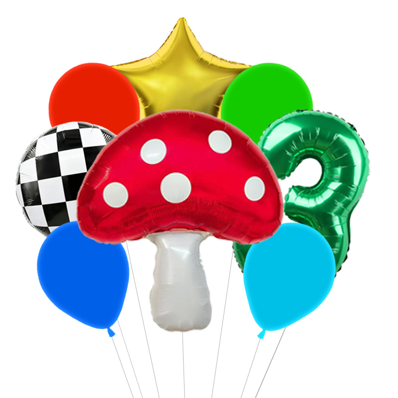 Cartoon Paddenstoel Folieballo - Party Games Mario recensie en prijs