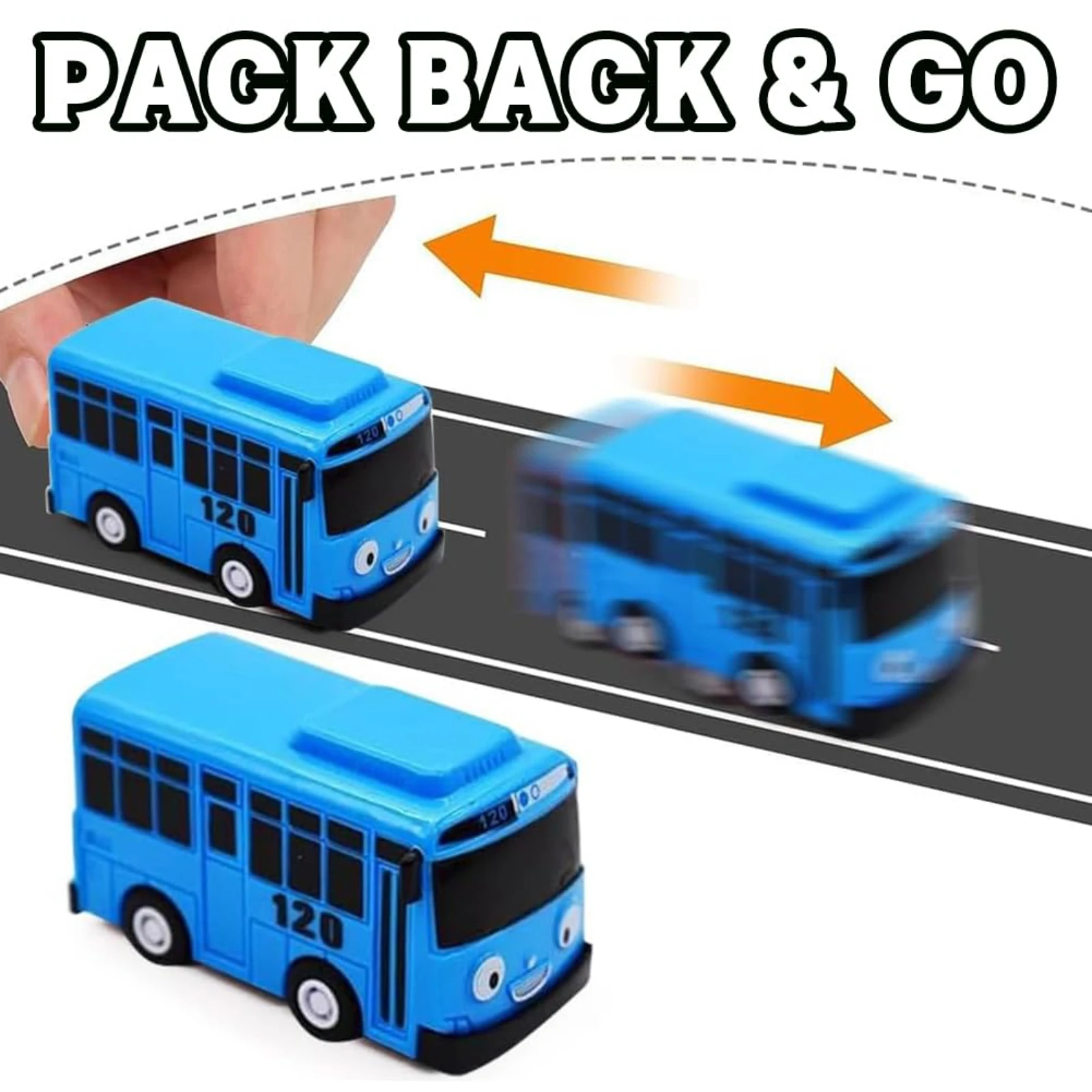 Mini Pull Back Tayo Bus-speelg - Party Games Bus recensie en prijs