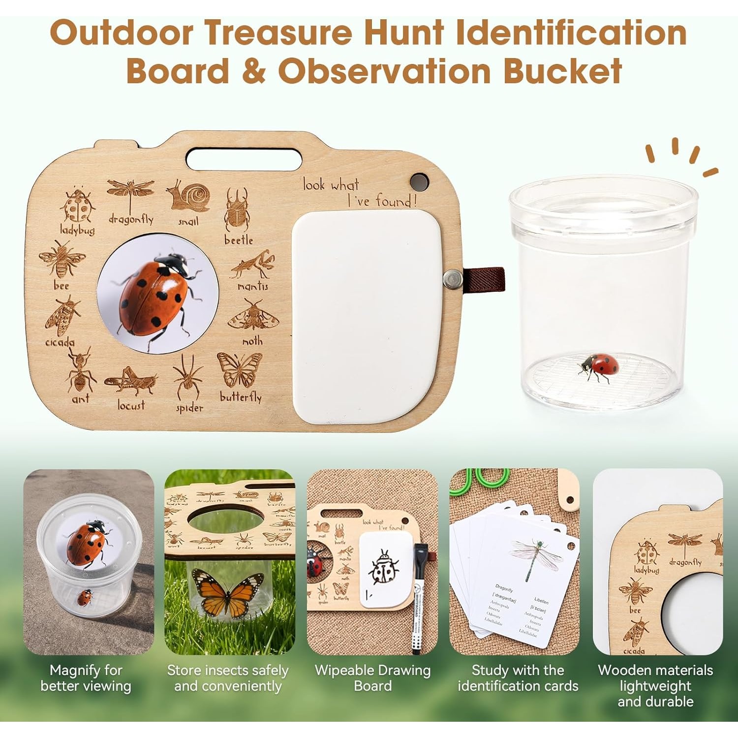 Insectenvangset voor kinderen  - Scavenger Hunt Card recensie en prijs