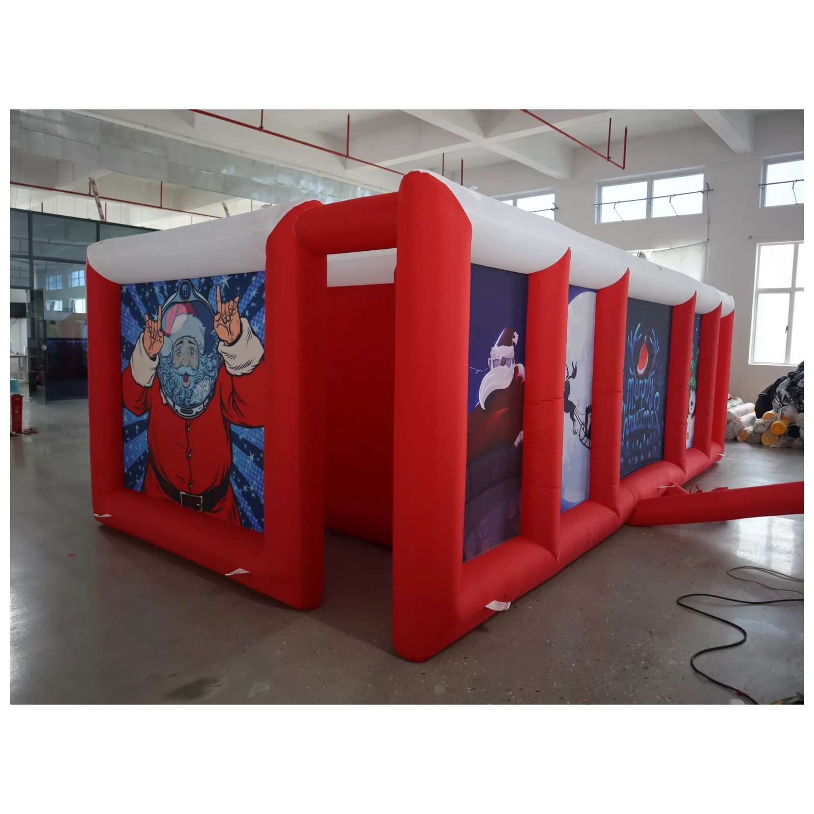 Grote rood-witte opblaasbare d - Party Games Kids Outdoor recensie en prijs