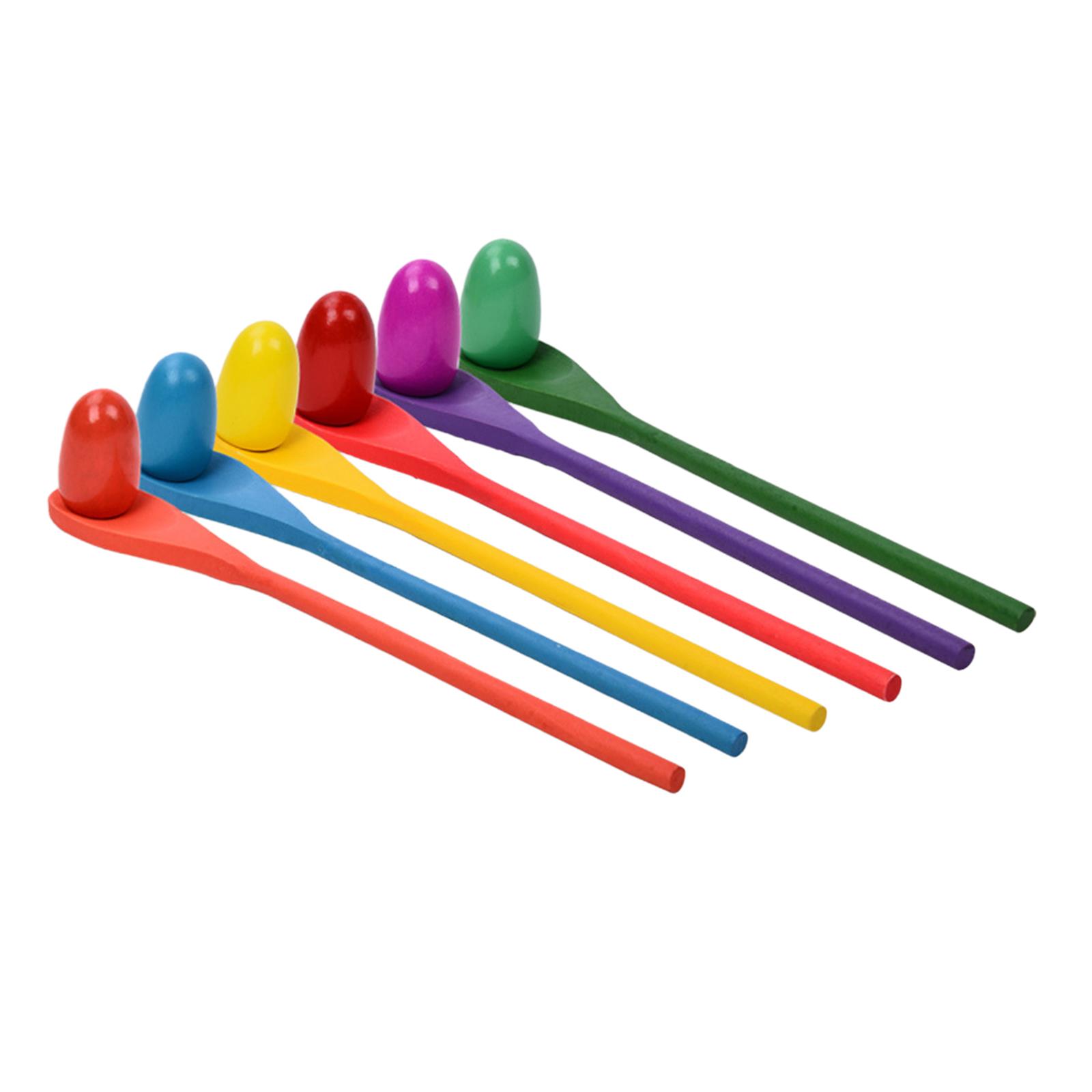 6 stuks Eierlepel Racespel Han - Party Games Kids Outdoor recensie en prijs