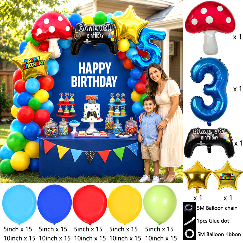 Super Bros verjaardagsballonbo - Party Games Mario recensie en prijs